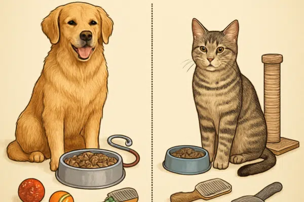 Comparatif budget annuel chien vs chat : nourriture, accessoires et jouets, coût moyen en France 2026
