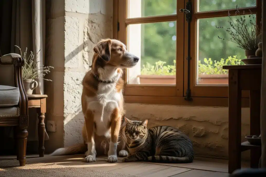 Budget annuel pour un chien et un chat : deux animaux dans un cadre domestique