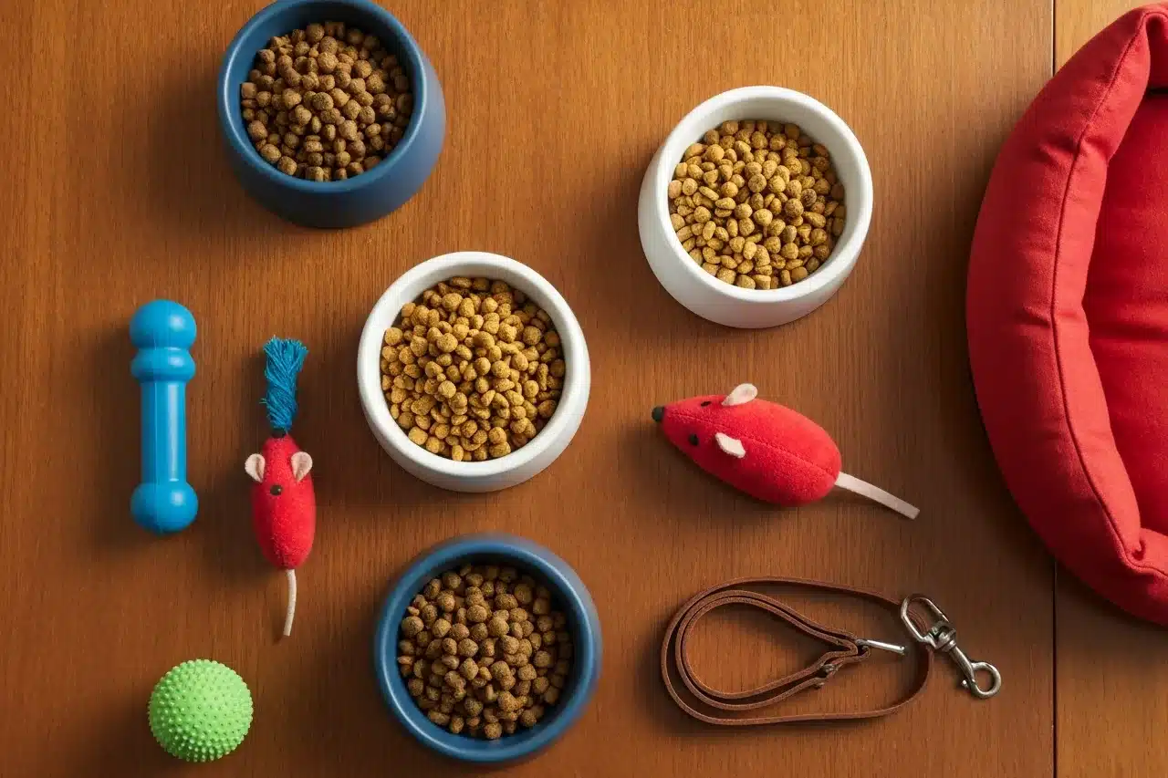 Alimentation et accessoires pour chien et chat : postes principaux du budget annuel