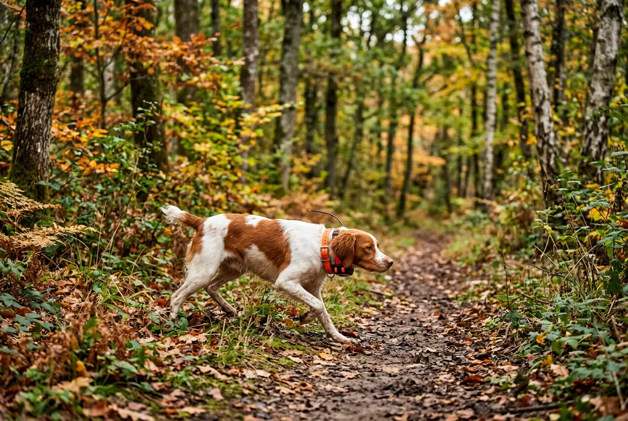Collier GPS pour chien de chasse Chien de chasse équipé d'un collier GPS de repérage